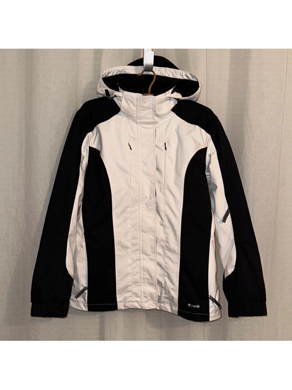 Spyder Ladies 16 Black White Fleece Inner Removable Ski Snowmobile